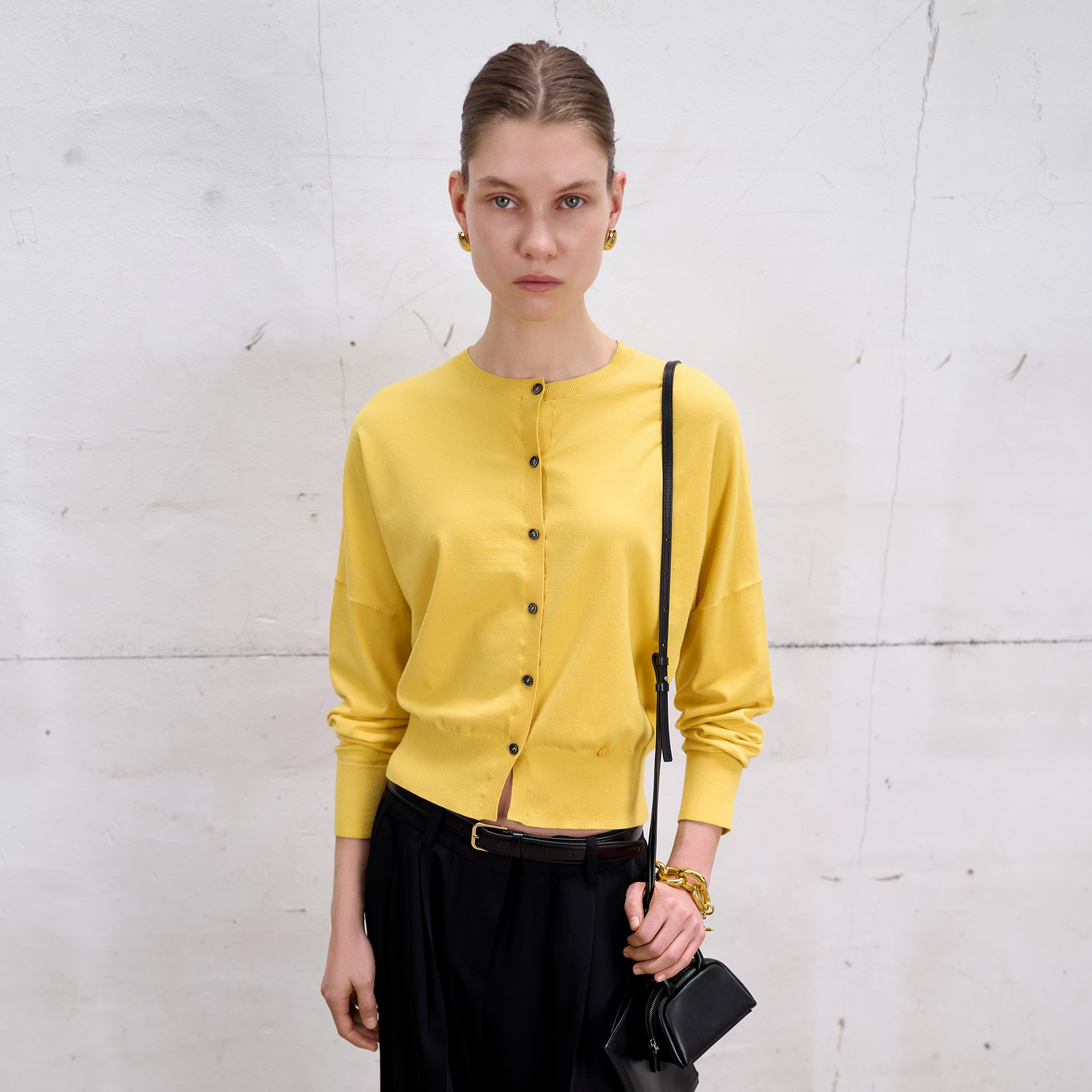 Eco Round-neck Cardigan