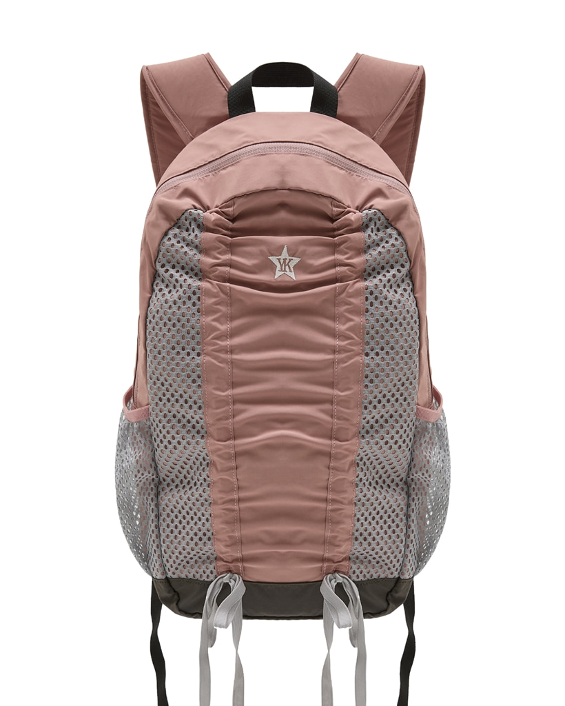 YK Mesh Two-tone Backpack PINK