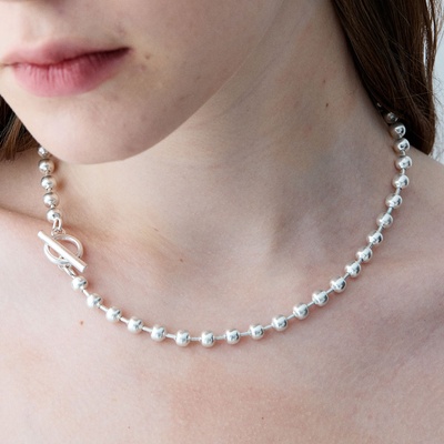 ★ roaju★  toggle point ball chain necklace toggle point ball chain necklace | ファッション通販サイト NUGU
