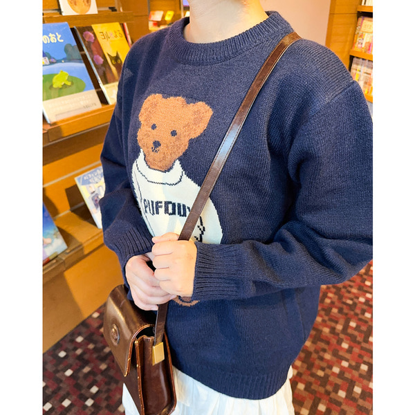 GANNI テディベア ニットセーター レディース】Graphic Wool Mix Knit | GANNI(ガニー) / トップス