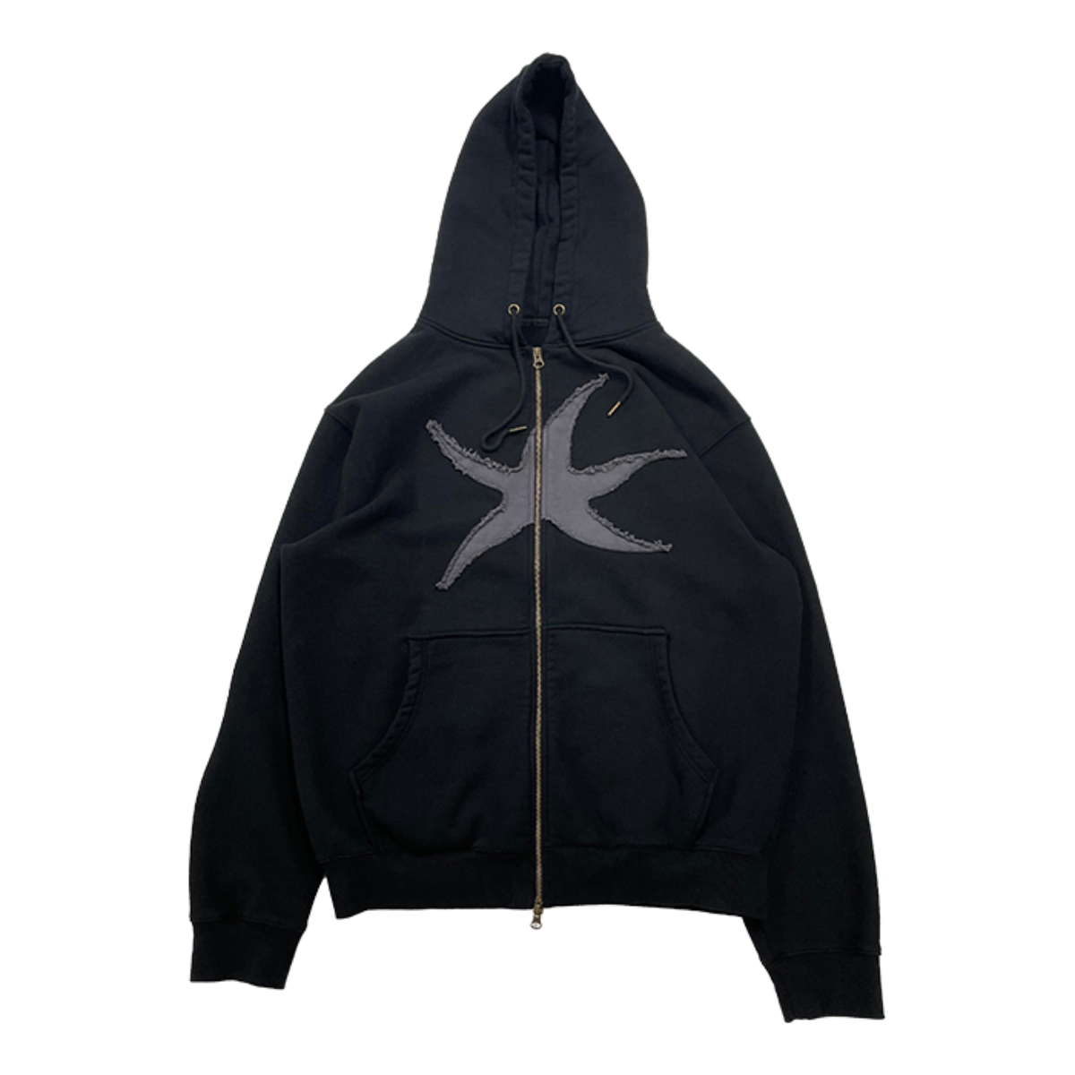 ブラック なゆ様 TCM starfish hooded zip-up (black) | ファッション通販サイト NUGU