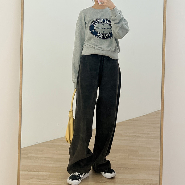 THE SHISHIKUI コーデュロイ ワイドパンツ CORDUROY BAKER / BROWN – SHISHIKUI