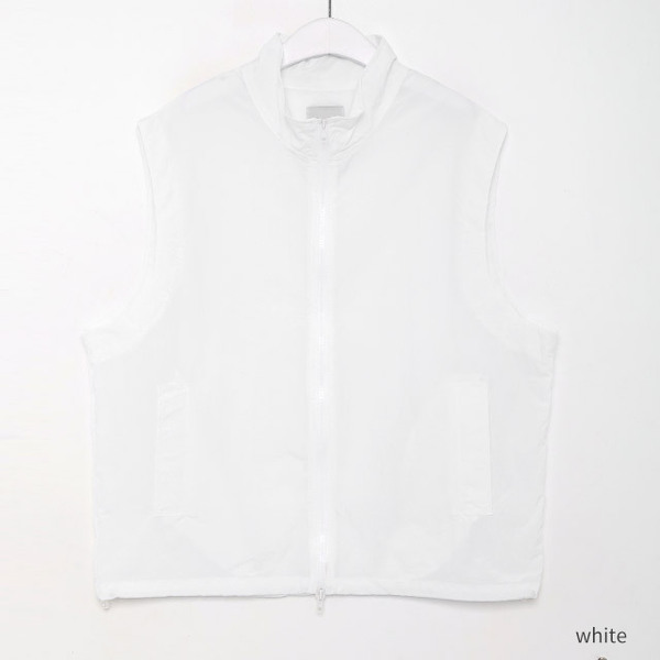 新品 th Product Dyed Vest ナイロン ベスト ホワイト 楽天市場】ベスト ナイロンベスト レディース お尻隠れる 無地
