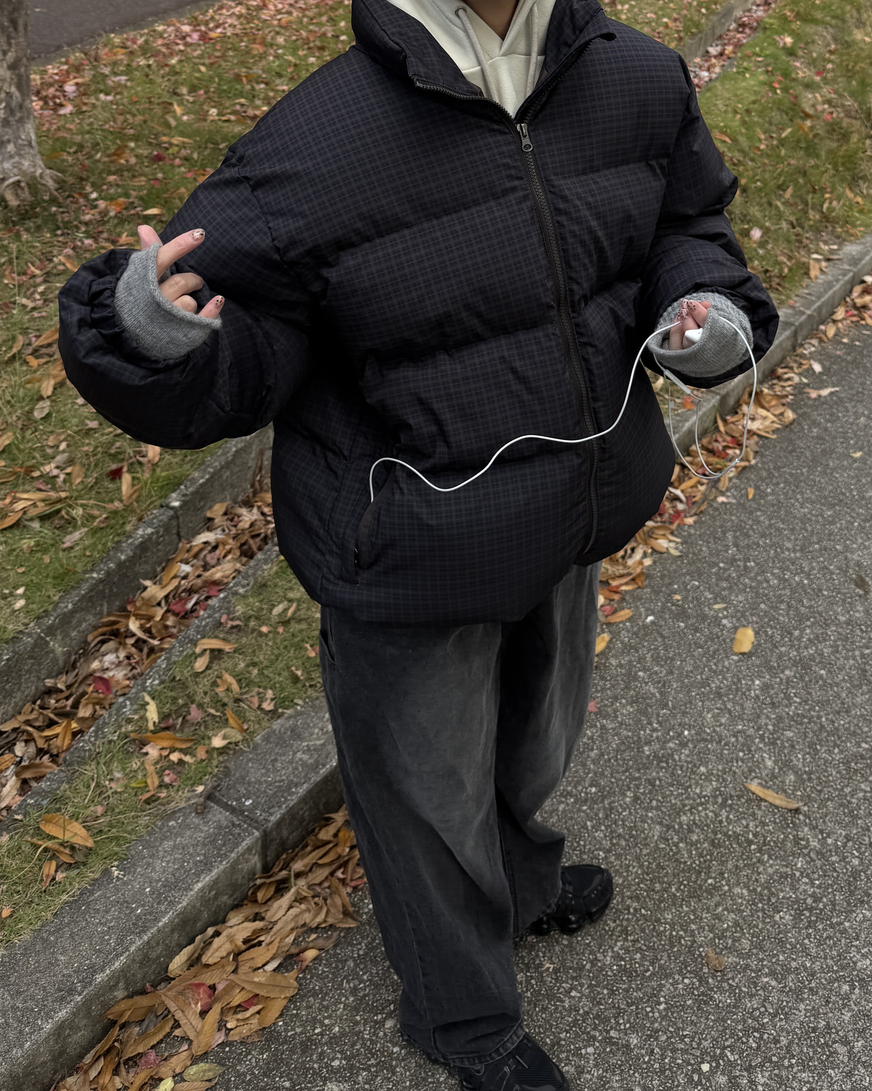 チェックパデッドジャンパー