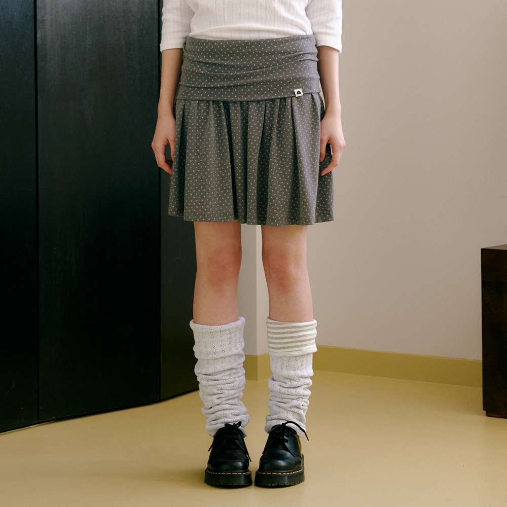 Playful Mini Skirt, Charcoal