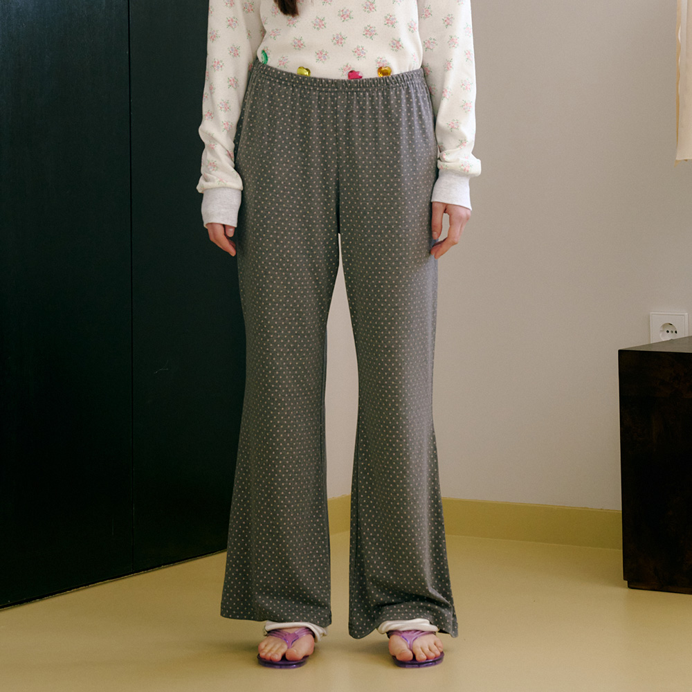 Playful Banding Pants, Charcoal