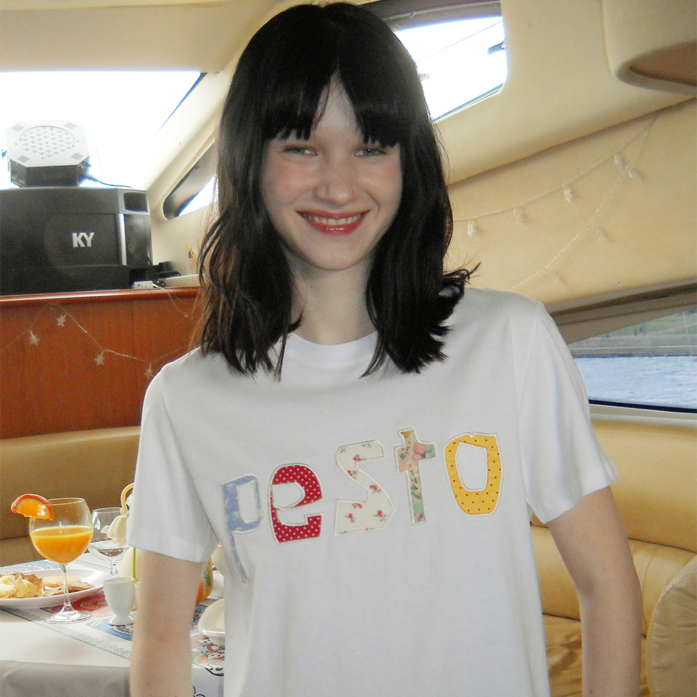 PESTO PATCHWORK T-SHIRT WHITE