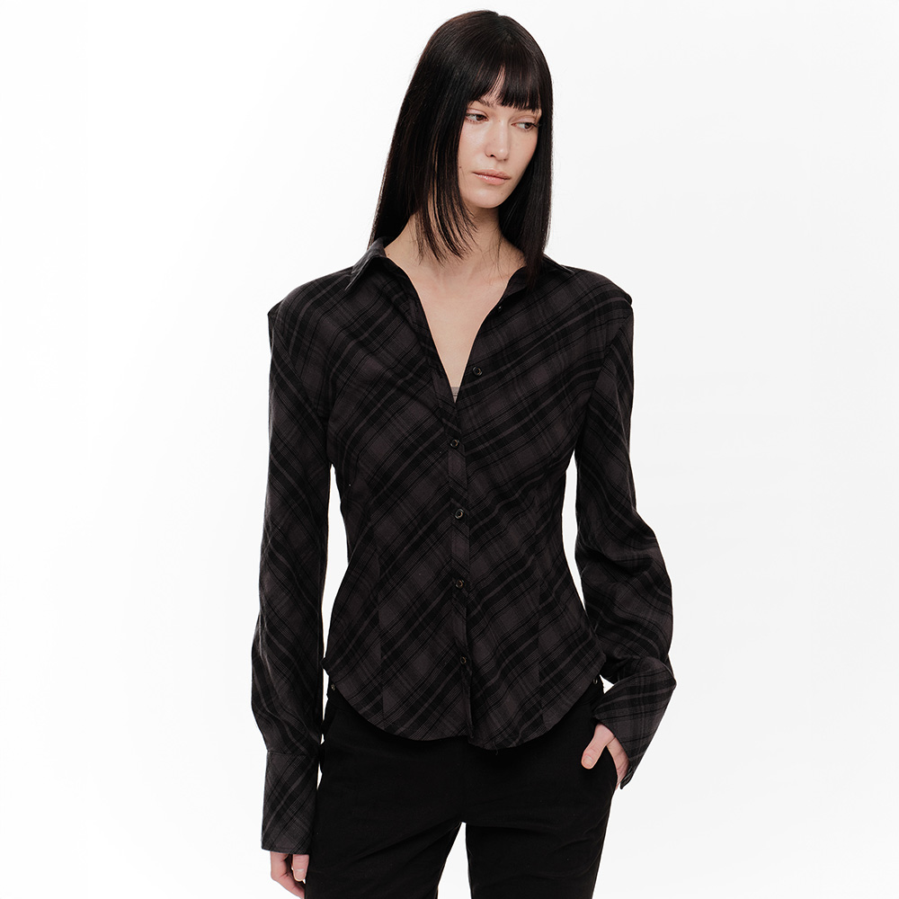 VITT STUD SHIRT (CHARCOAL)