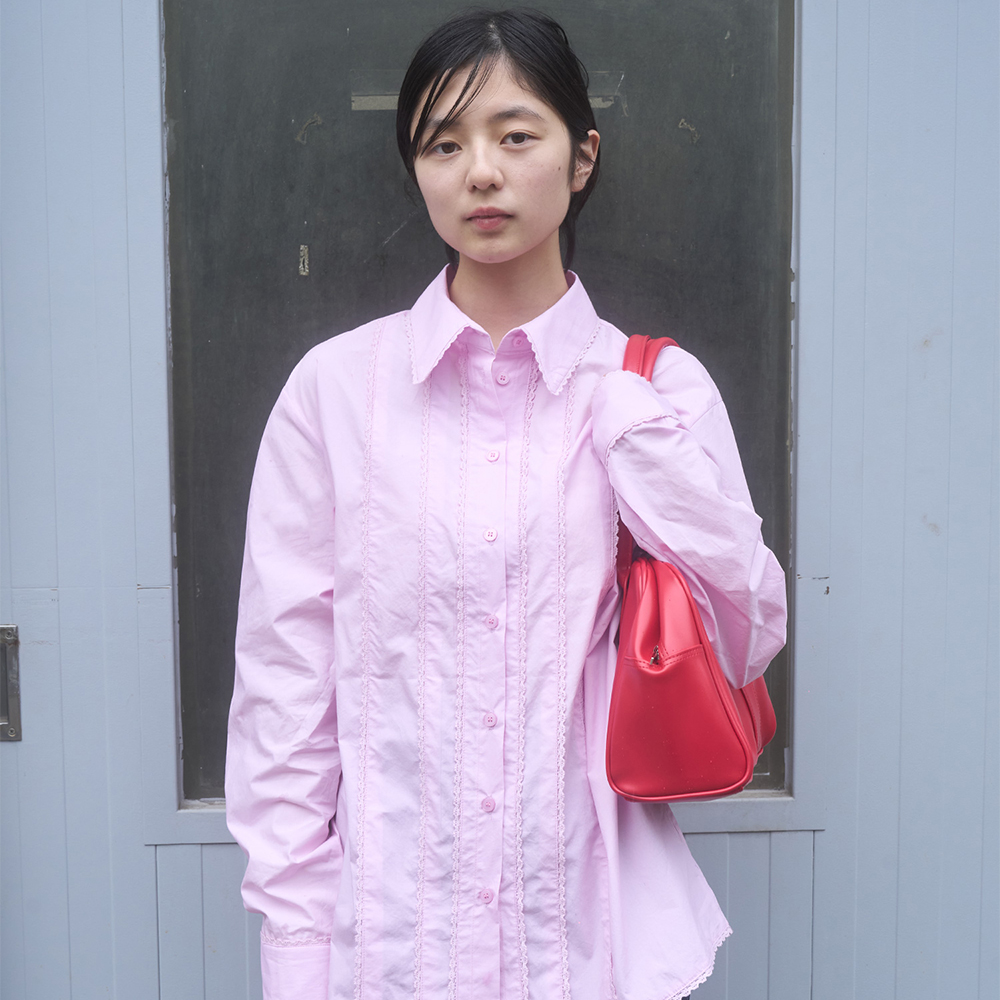 PINTUCK LACE SHIRT CANDY | ファッション通販サイト NUGU