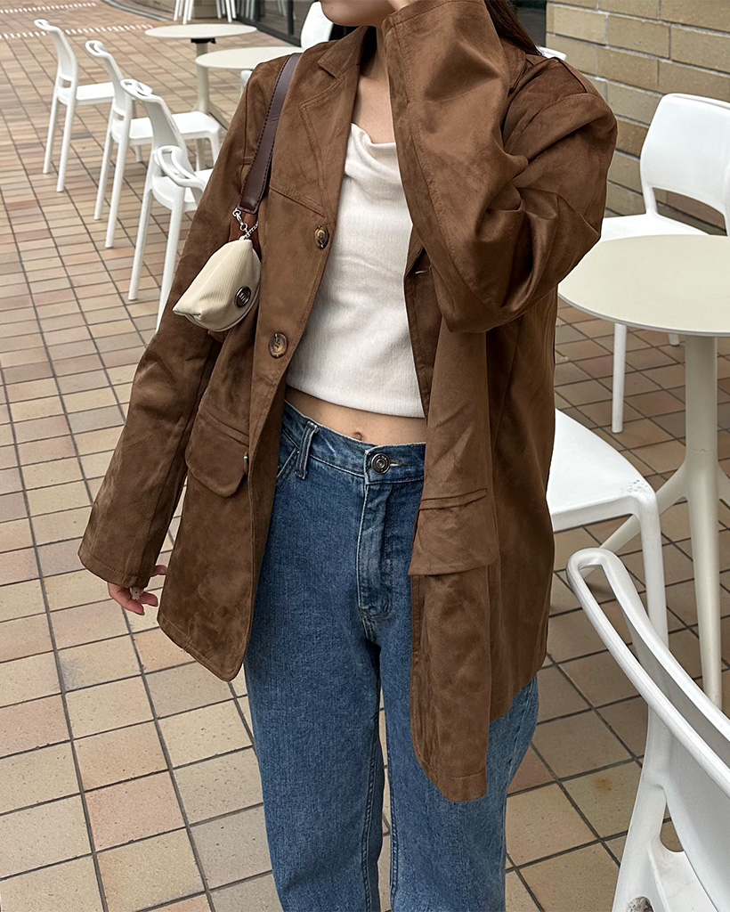 【美品】D&G ベージュ スエードジャケット 中古・古着通販】DOLCE & GABBANA (ドルチェ＆ガッバーナ) ジャケット