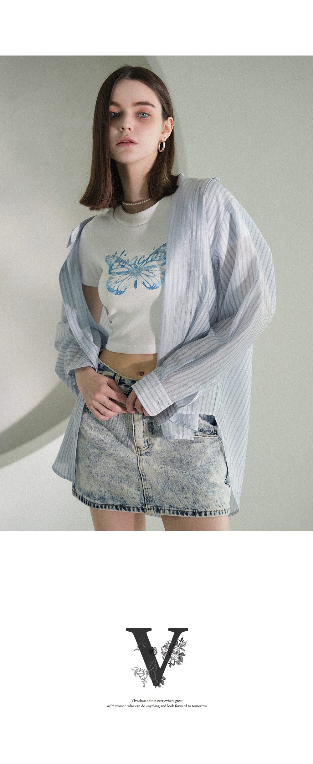 ねるページ Cencel See-Through Classic Shirt PINK | ファッション通販