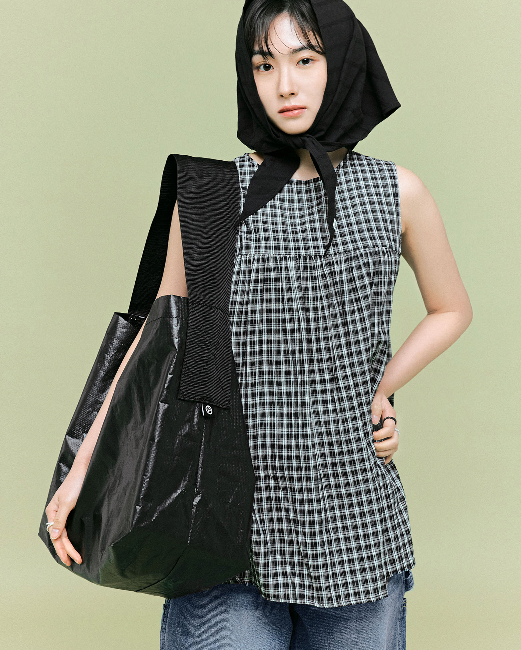 (ORIGINAL) ターポリンビッグバッグ (black)