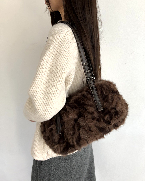 レオパード柄ファーショルダーバッグ | ファッション通販サイト NUGU