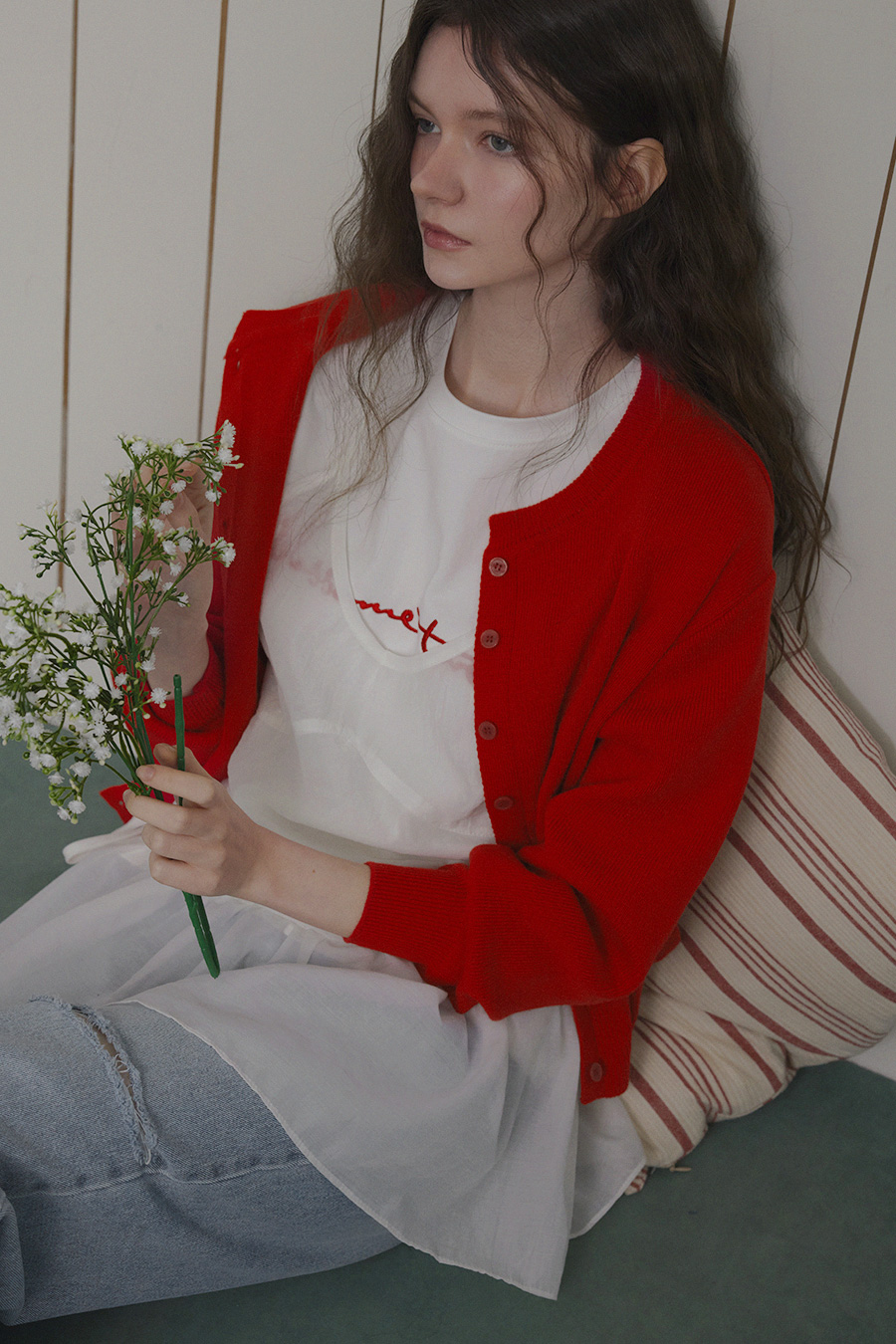 Rozia Round Button Cardigan