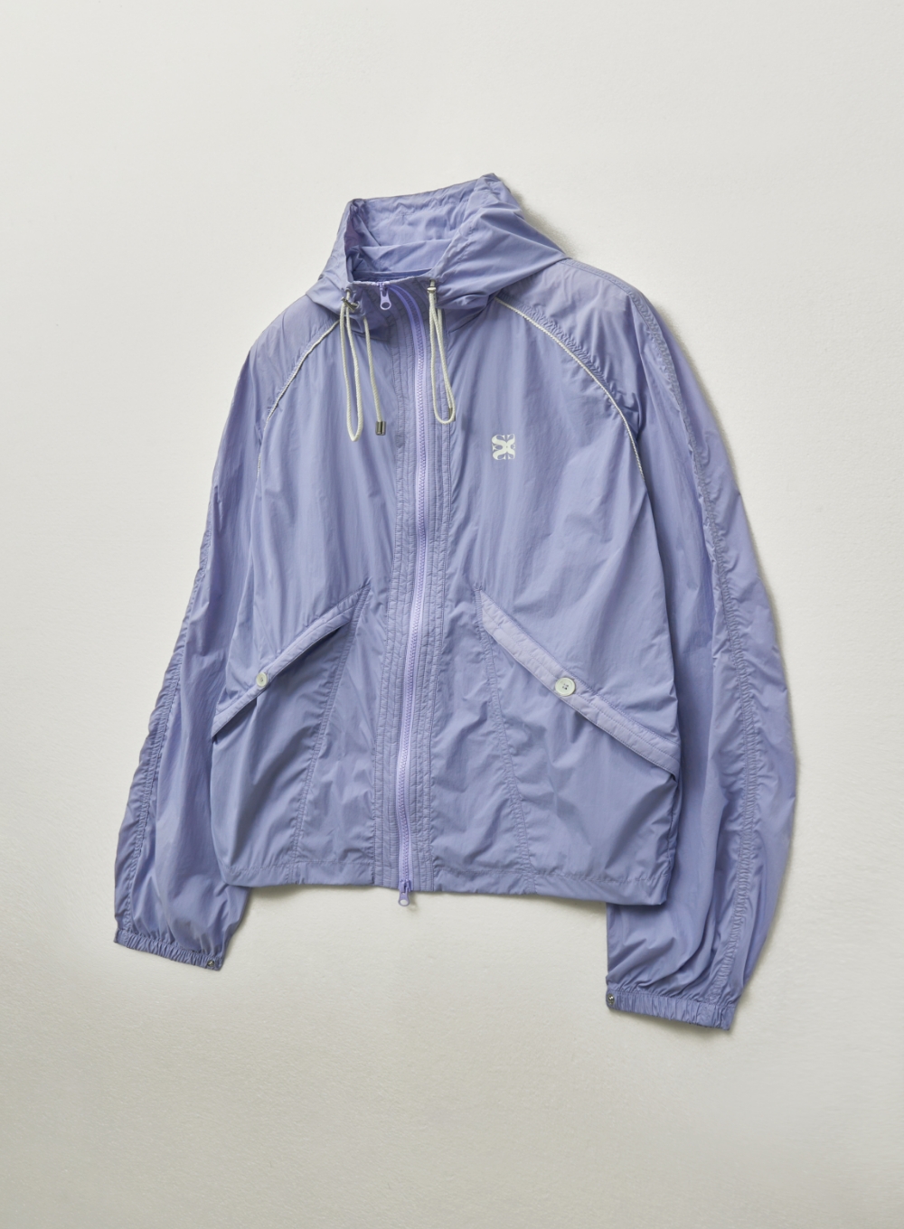 Parasail Hood Zip-up Jacket - Lavender | ファッション通販