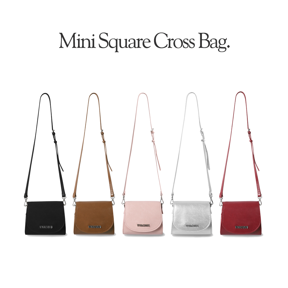 ＊韓国＊［VIVACIOUS］ Mini Square Cross Bag 5color Mini Square Cross Bag - 5COL | ファッション通販サイト NUGU