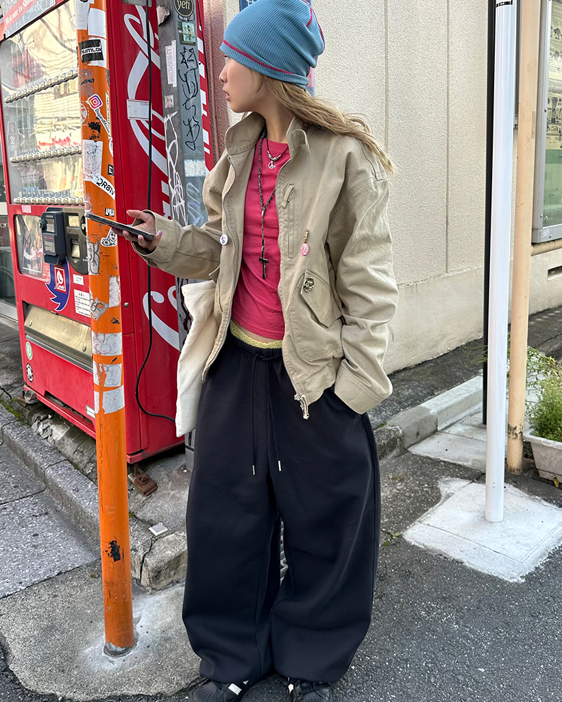 （ユニセックス）バルーンイージースウェットパンツ