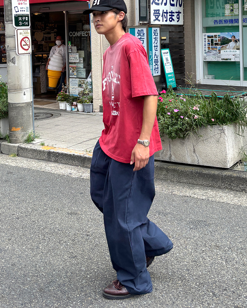 ユニセックス ピンタックコットンパンツ | ファッション通販