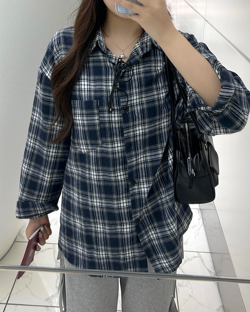 ルーズフィット チェックシャツ | ファッション通販サイト NUGU