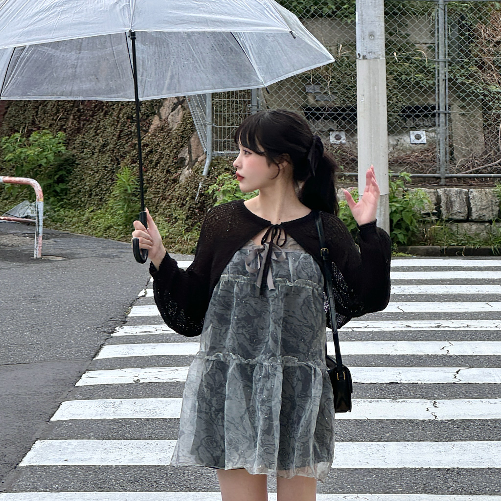 nugu VISCO カーディガン ミニワンピース セット