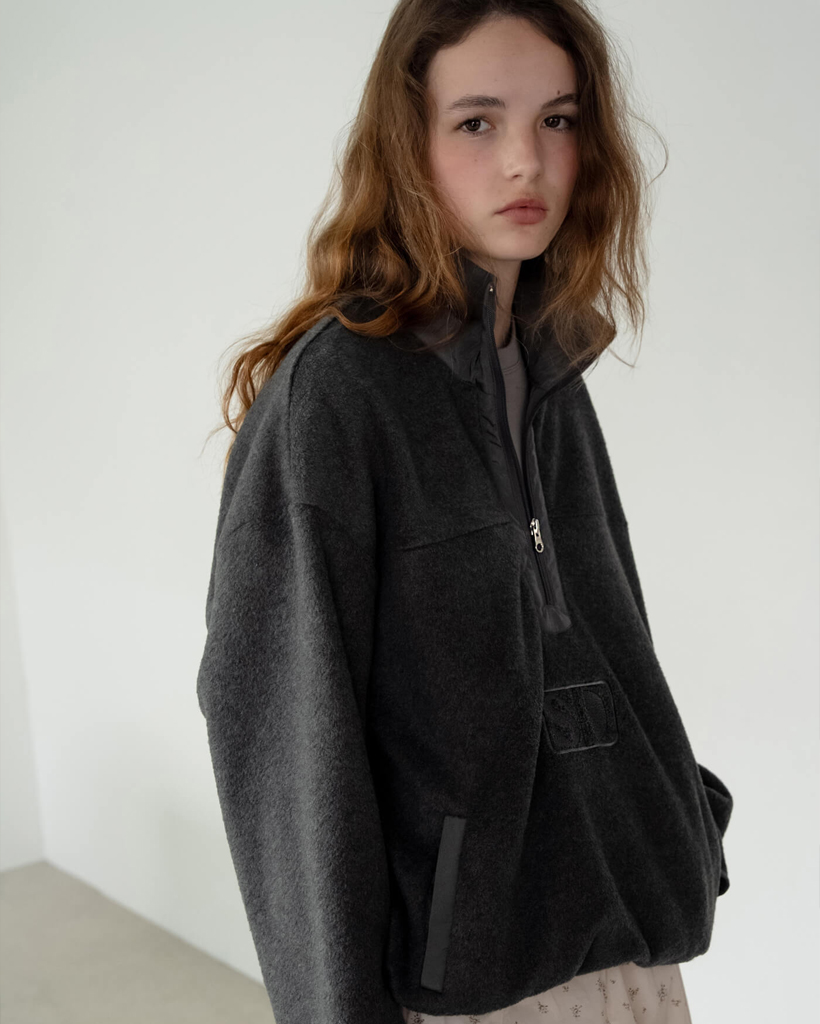 【購入特典】Noa Fleece Pullover Charcoal