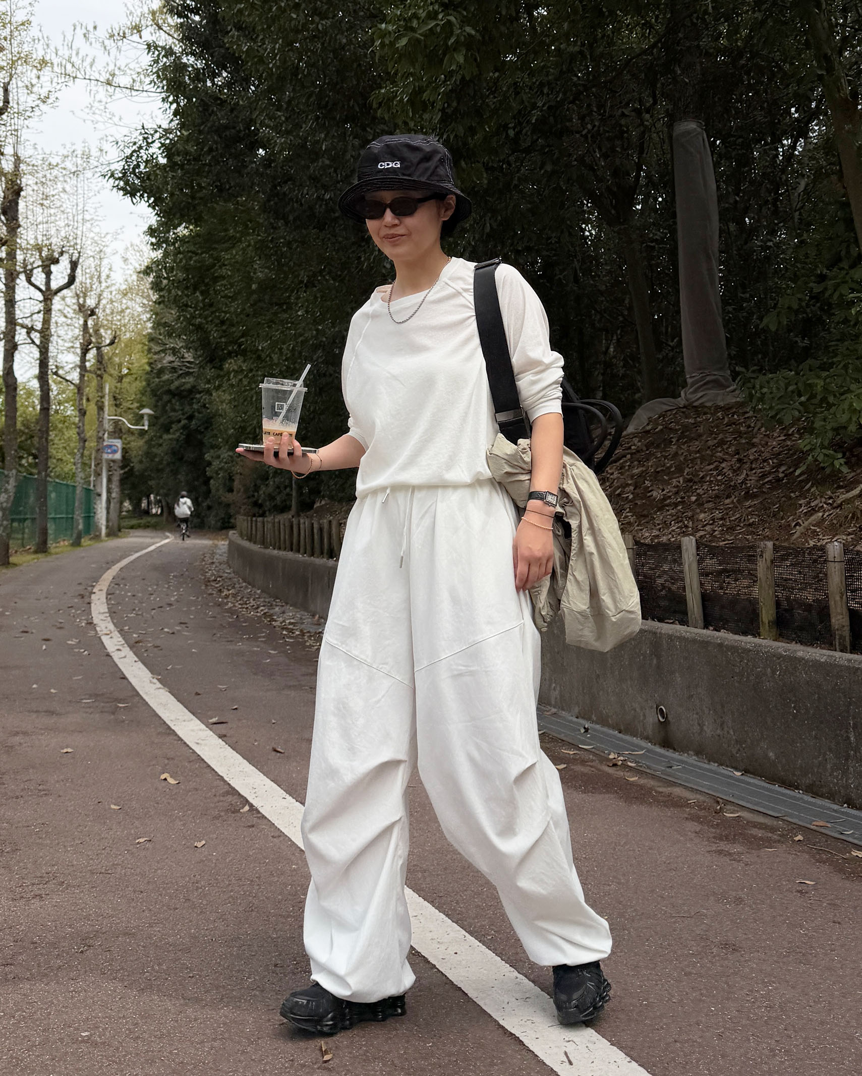 ウエストゴムパラシュートパンツ