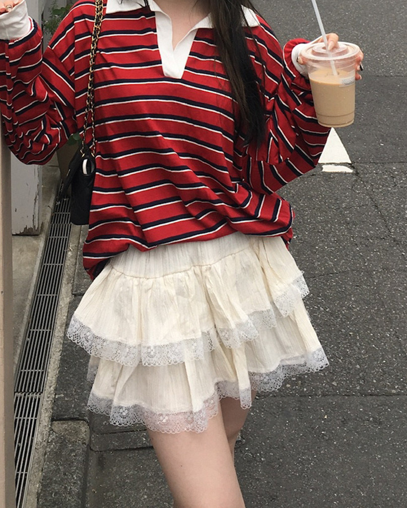 レースティアードミニスカート | ファッション通販サイト NUGU