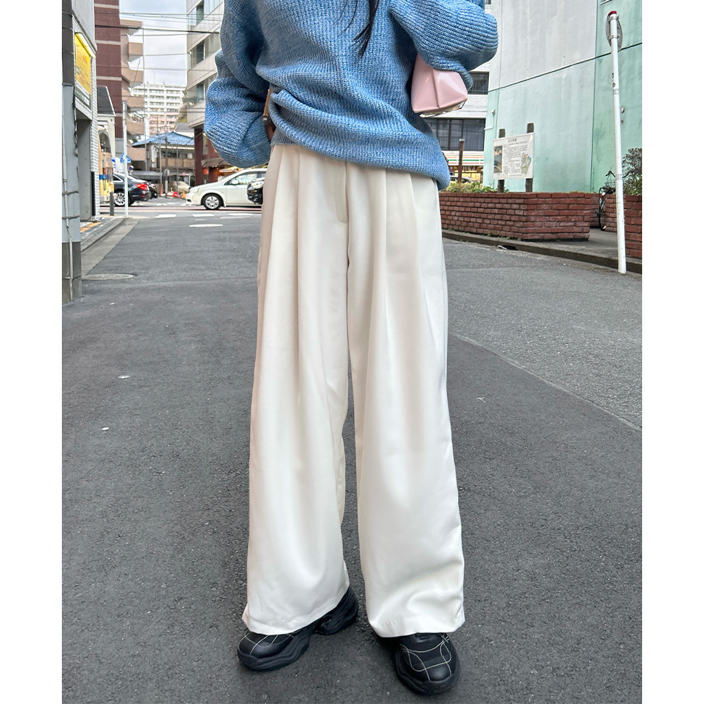 パンツ nuu ユニセックス) ボリュームサイドストリングパンツ