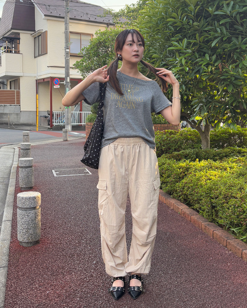 美品　yingyang ◆テリーコットンワイドパンツ　olive テリーコットンワイドパンツ – yinyang - yoga & meditation wear