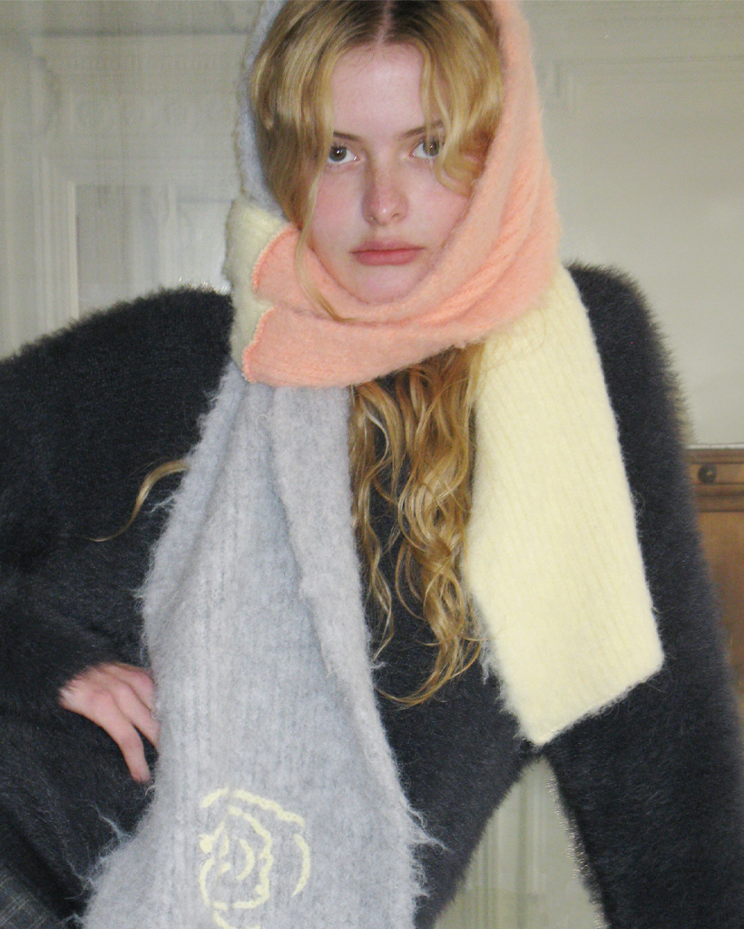 SN Floral Candy Scarf (Yellow)