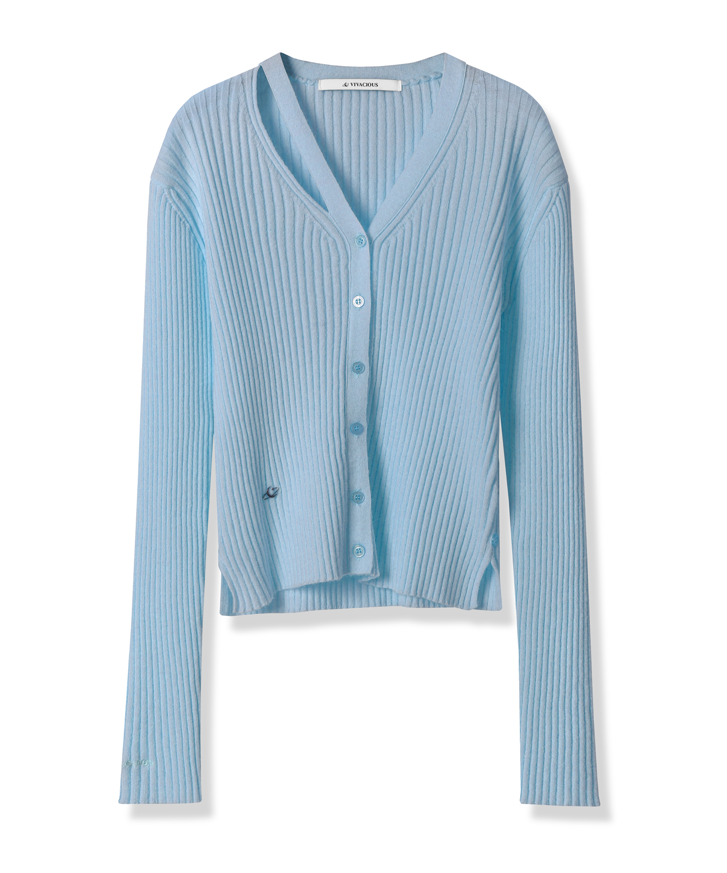 Slit rib Cardigan - 4COL | ファッション通販サイト NUGU