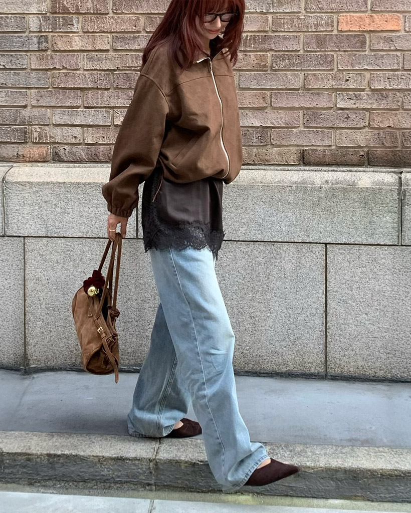 ドローコードスエードジャケット | ファッション通販サイト NUGU