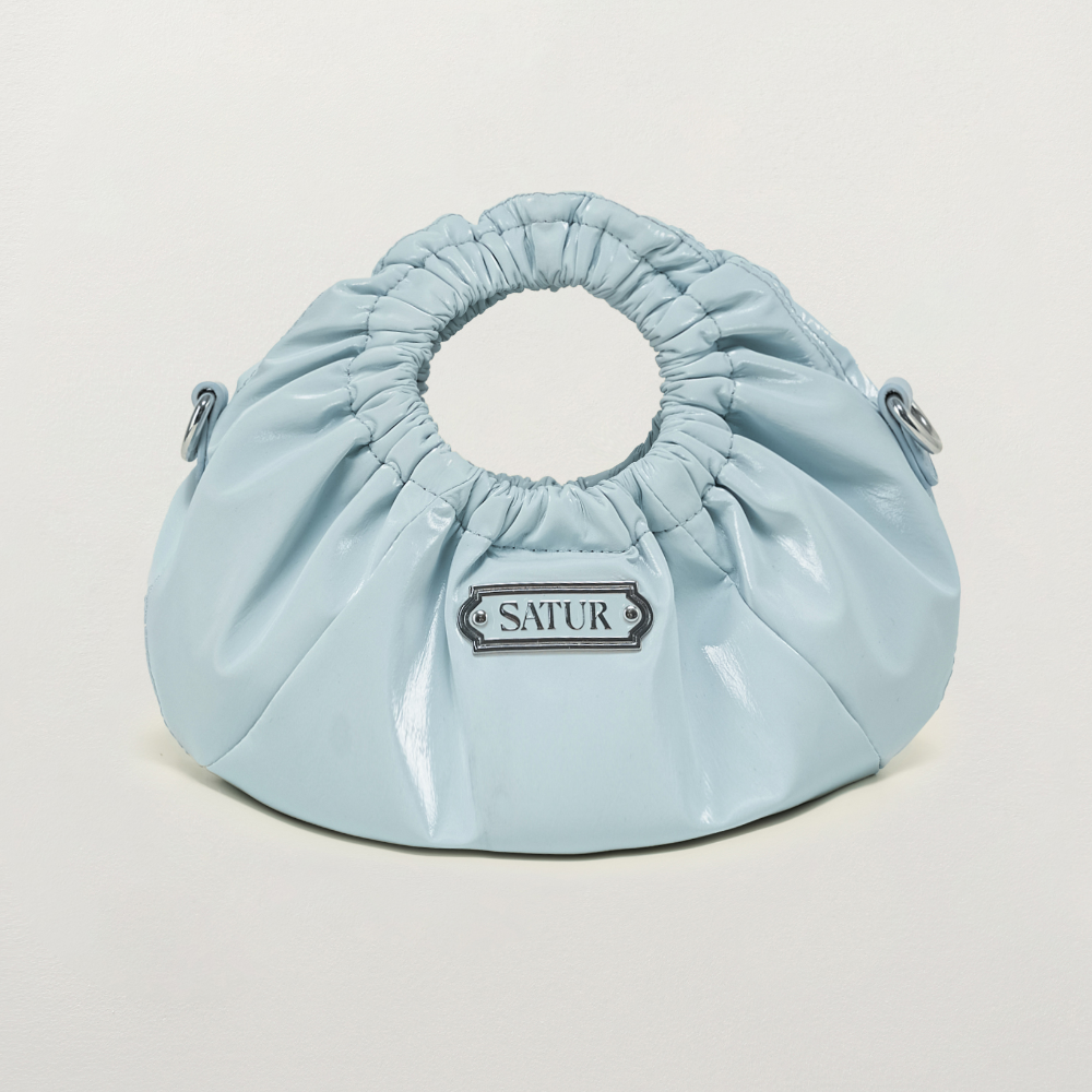 【 SATUR 】Scrunchie Small Hand Bag MUSINSA | SATUR Scrunchie Mini Tote and Crossbody Bag Black