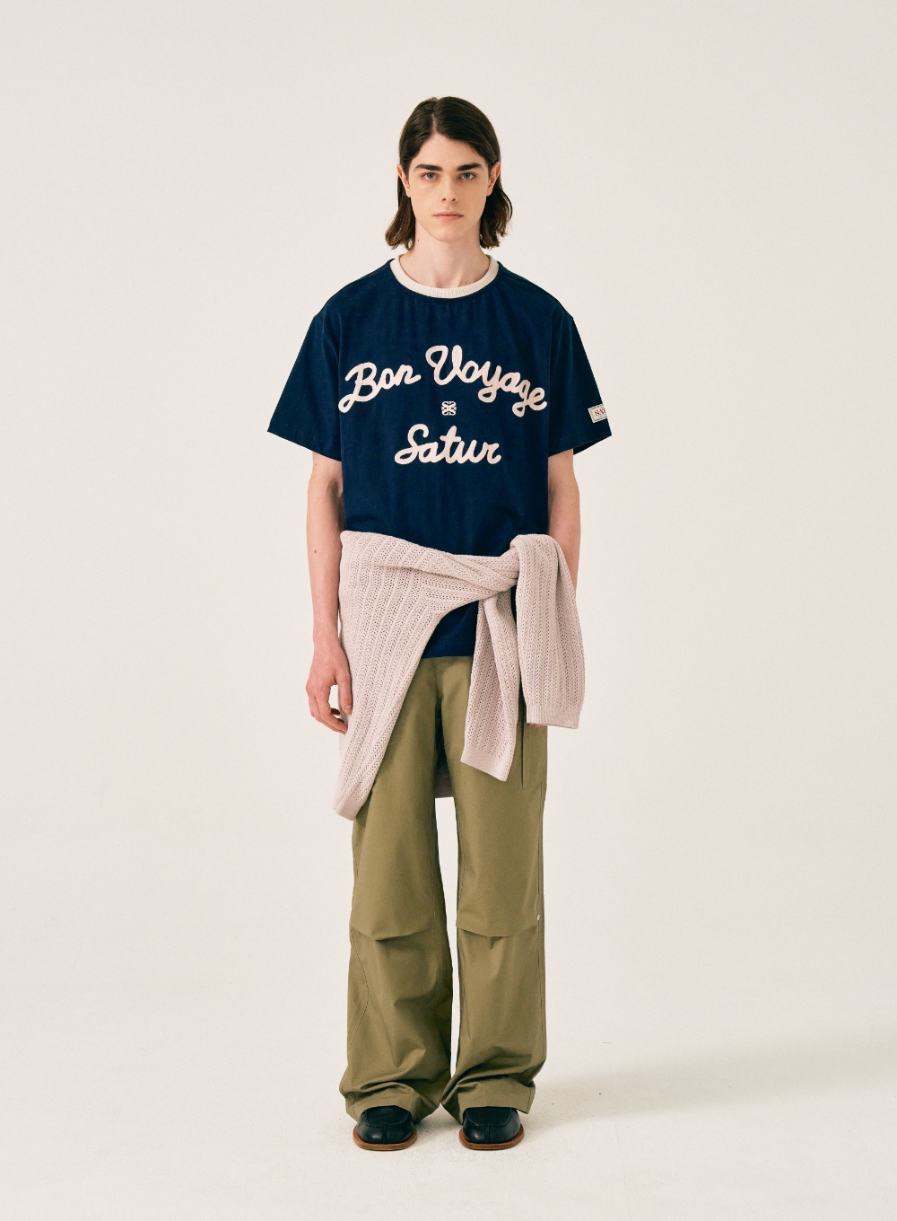 Tシャツ・カットソー SATUR Smudged logo Artwork T-Shirt 4XK908 SATUR Smudged logo Artwork T-Shirt 4XK908 (SATUR/Tシャツ