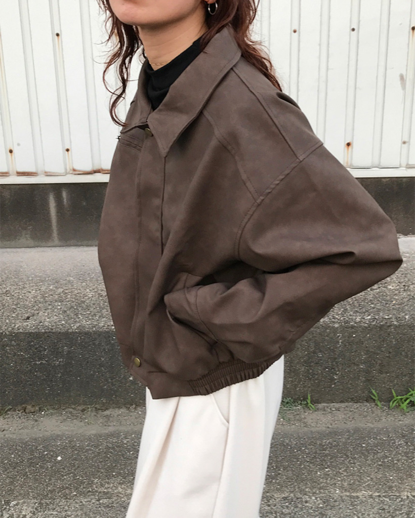 タグ付き未着用^_^ドゥーズィエムクラス購入スエードブラウンジャケット 42 スエードレザージャケット | ファッション通販サイト NUGU