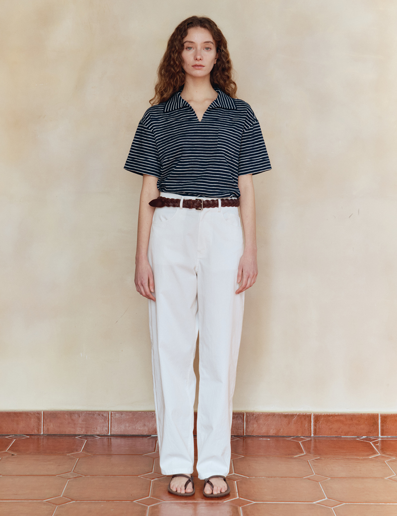 Figaro Cotton Pants (White) | ファッション通販サイト NUGU