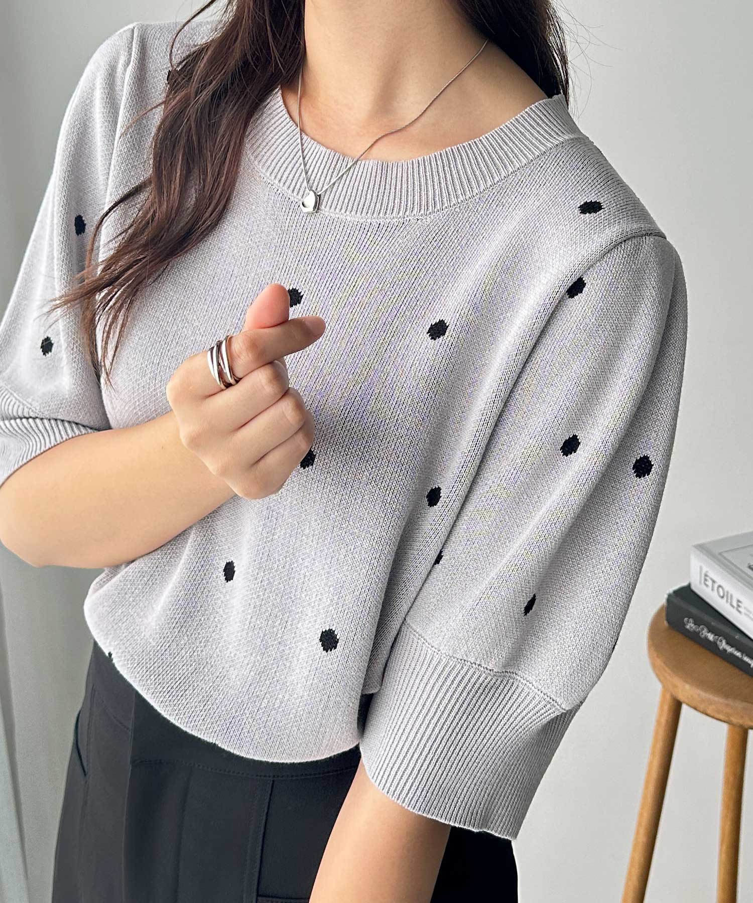 ★美品★YANTOR 半袖ニット 楽天市場】リネンタッチポロニット ☆ ニット サマーニット
