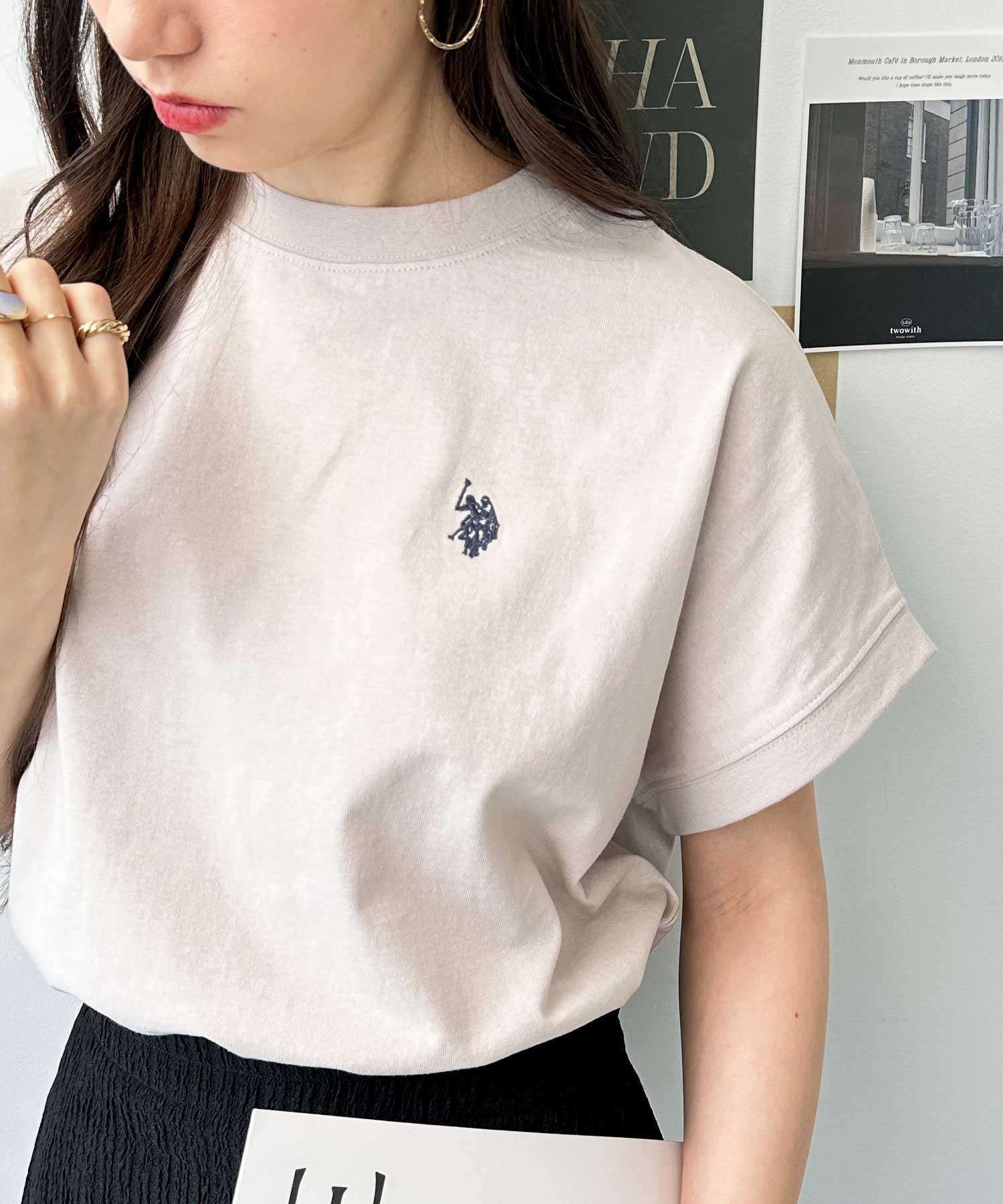 GeeRA別注【新色追加】U.S. POLO ASSN.別注 綿100％フレンチ