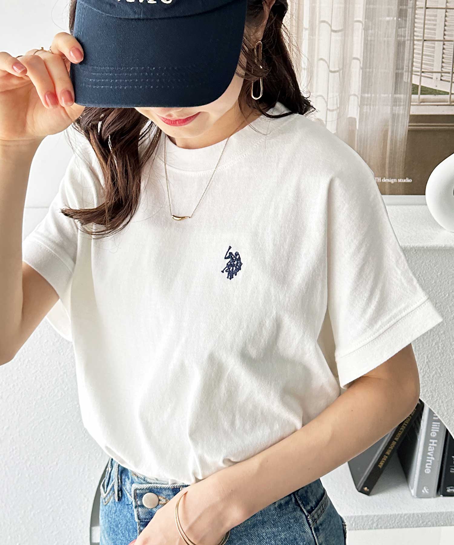 GeeRA別注【新色追加】U.S. POLO ASSN.別注 綿100％フレンチ