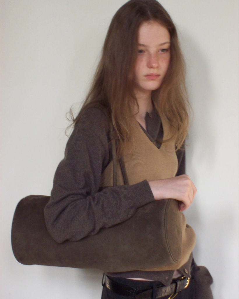 Irony Halter Neck Knit Nougat