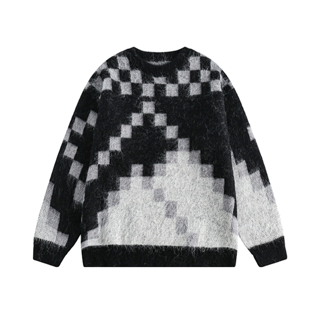 G　モヘア モヘア ピクセル カラー セーター | ファッション通販サイト NUGU