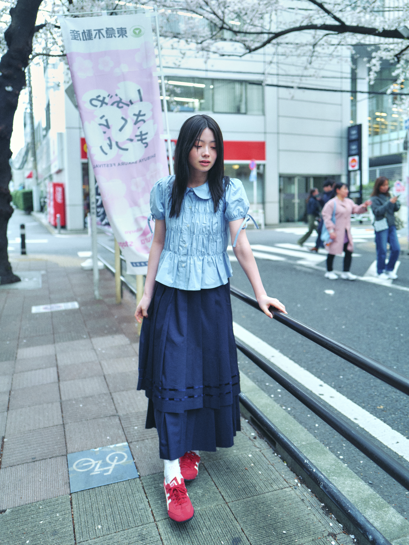 【AAKE】PUFF SHIRRING JP SHIRRING PUFF SHIRTS_SKY BLUE | ファッション通販サイト NUGU