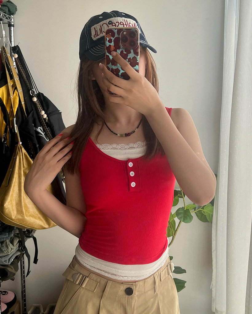 ピース✌️ カラービーズネックレス | ファッション通販サイト NUGU