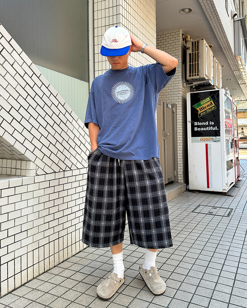 チェック柄バミューダパンツ | ファッション通販サイト NUGU