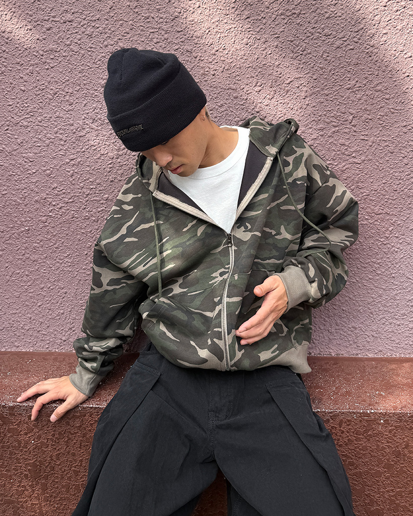 迷彩フードジャケット | ファッション通販サイト NUGU