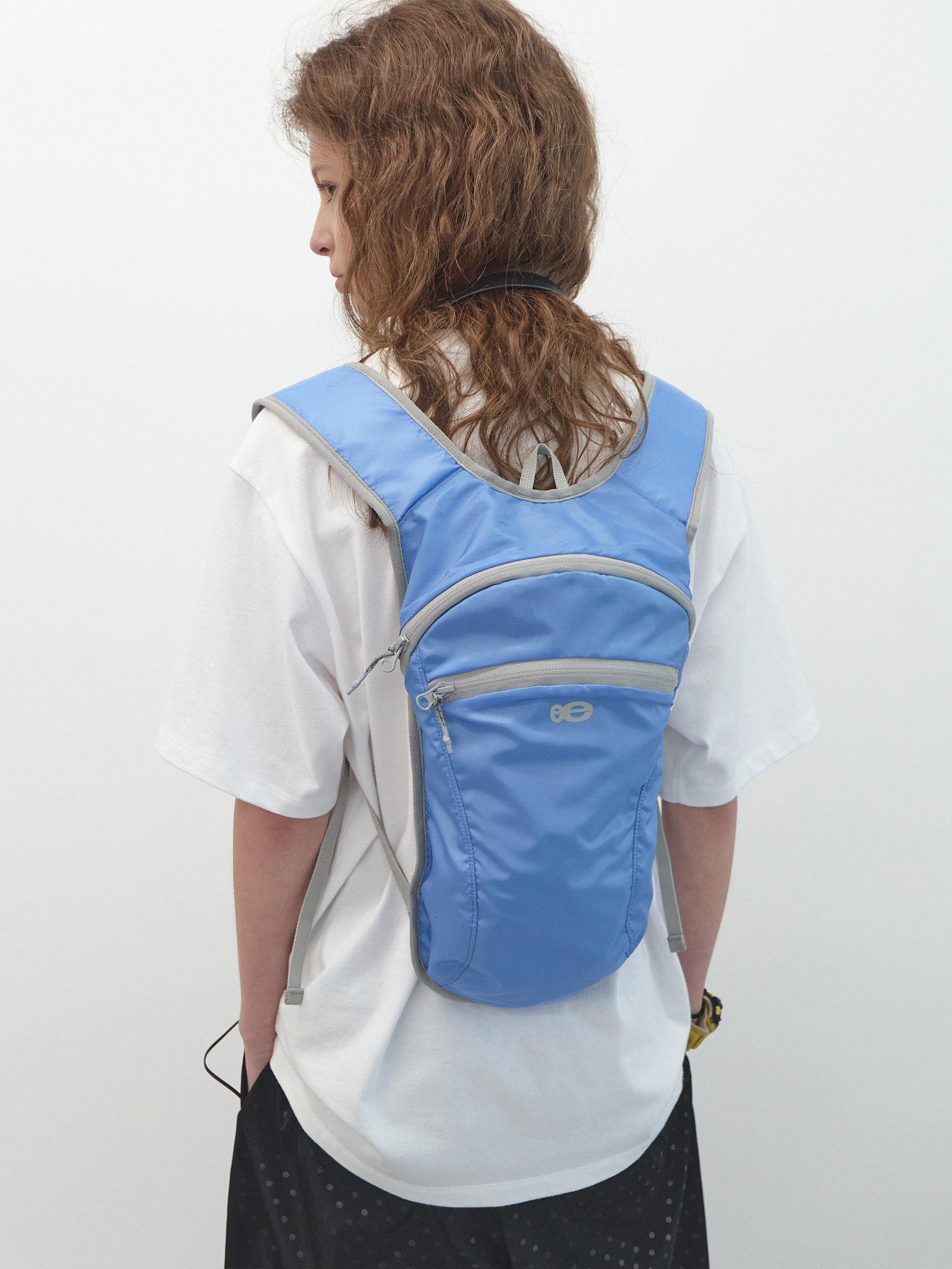 Double Logo Sporty Backpack (Sky)