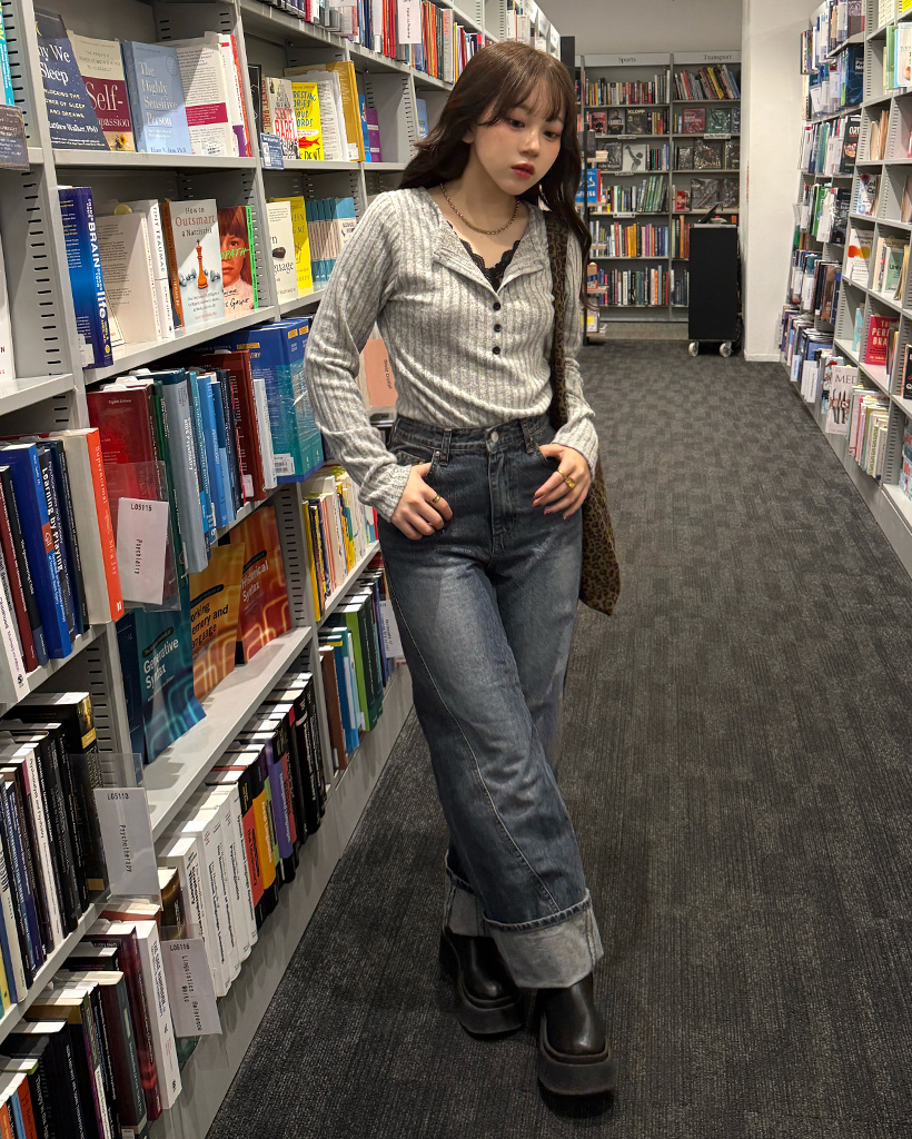 サイドシームデニムパンツ | ファッション通販サイト NUGU