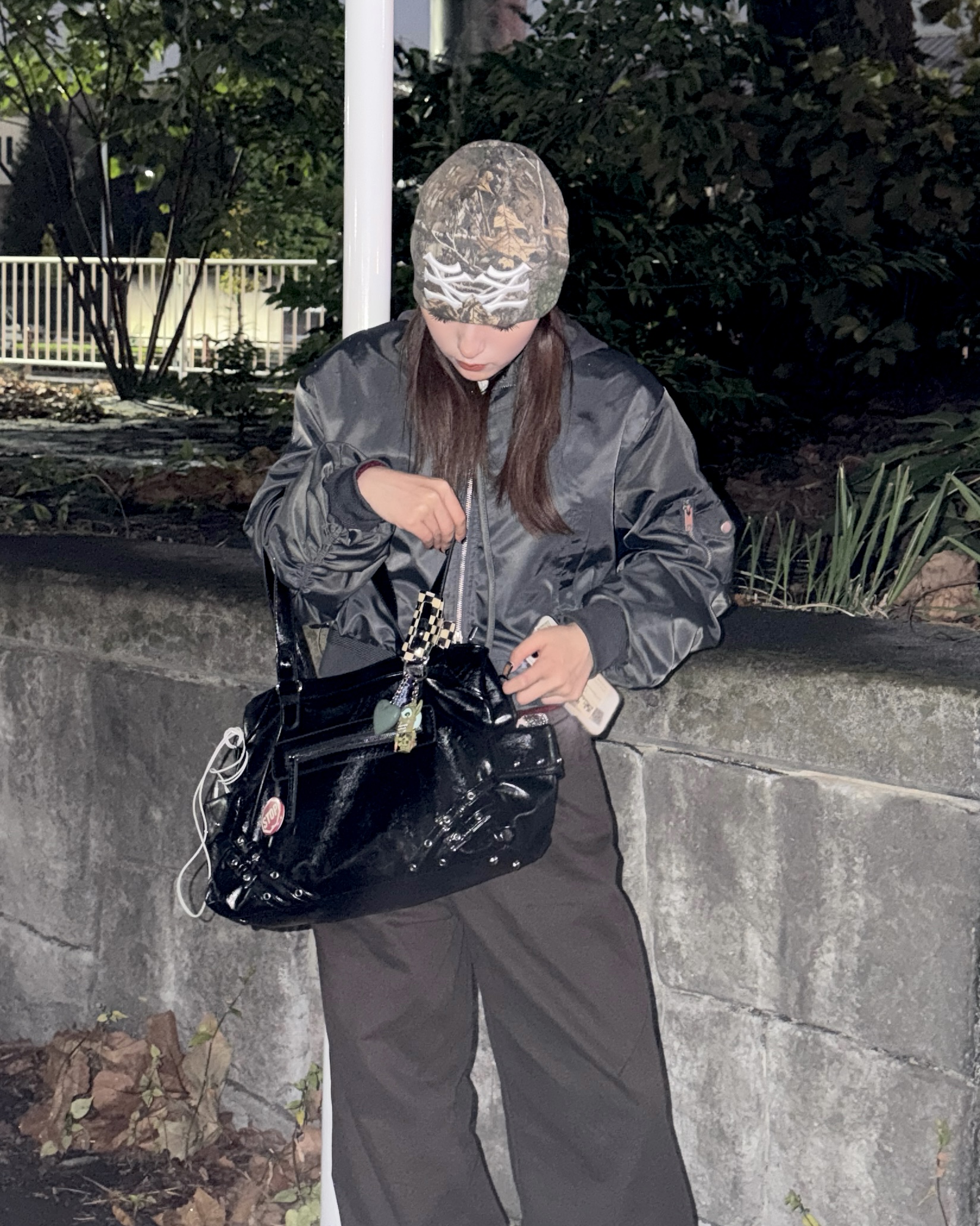 Y2Kレザーショルダーバッグ | ファッション通販サイト NUGU