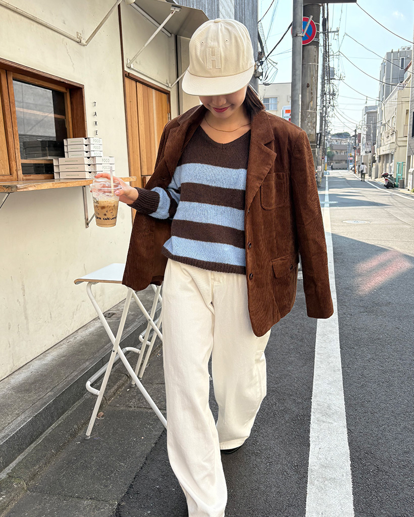 ベージュ コーデュロイジャケット クラフトスタンダードブティック CRAFT STANDARD BOUTIQUE