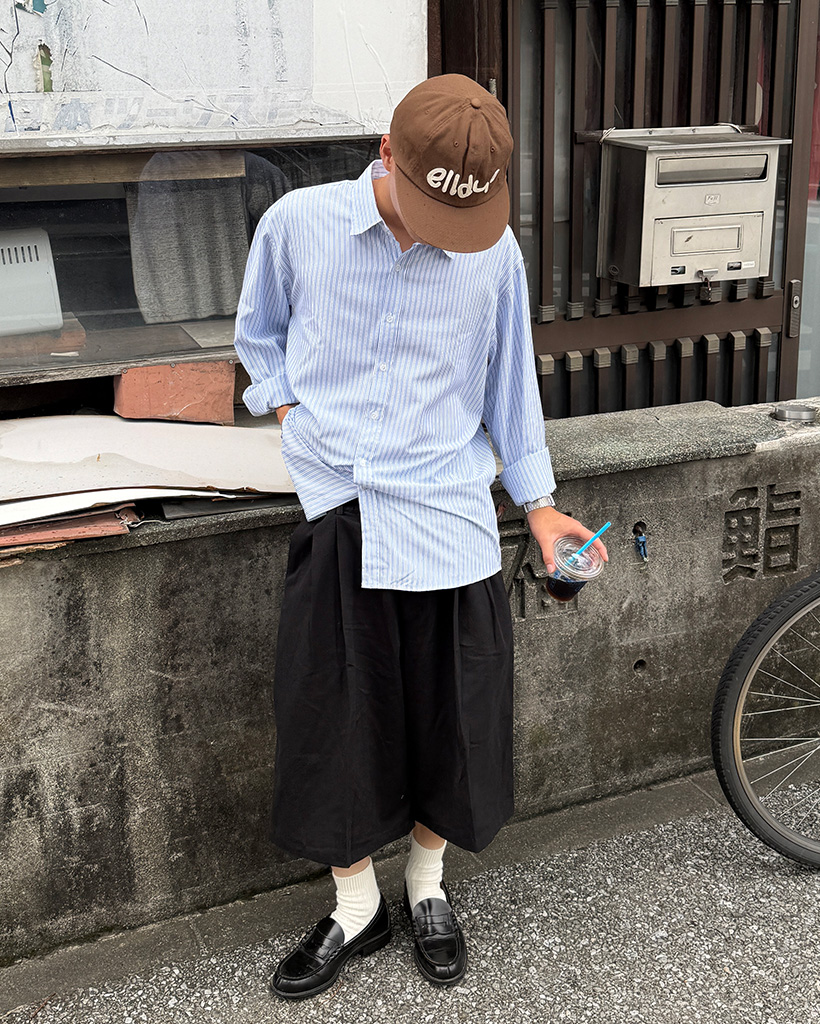 ストライプ オーバーサイズストライプシャツ | ファッション通販サイト NUGU